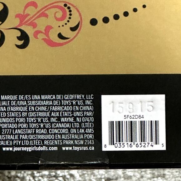 Journey Girls New In Box ITALIA GIOVANNA 2015 Limited Edition Doll Rare Pristine - Picture 4 of 6